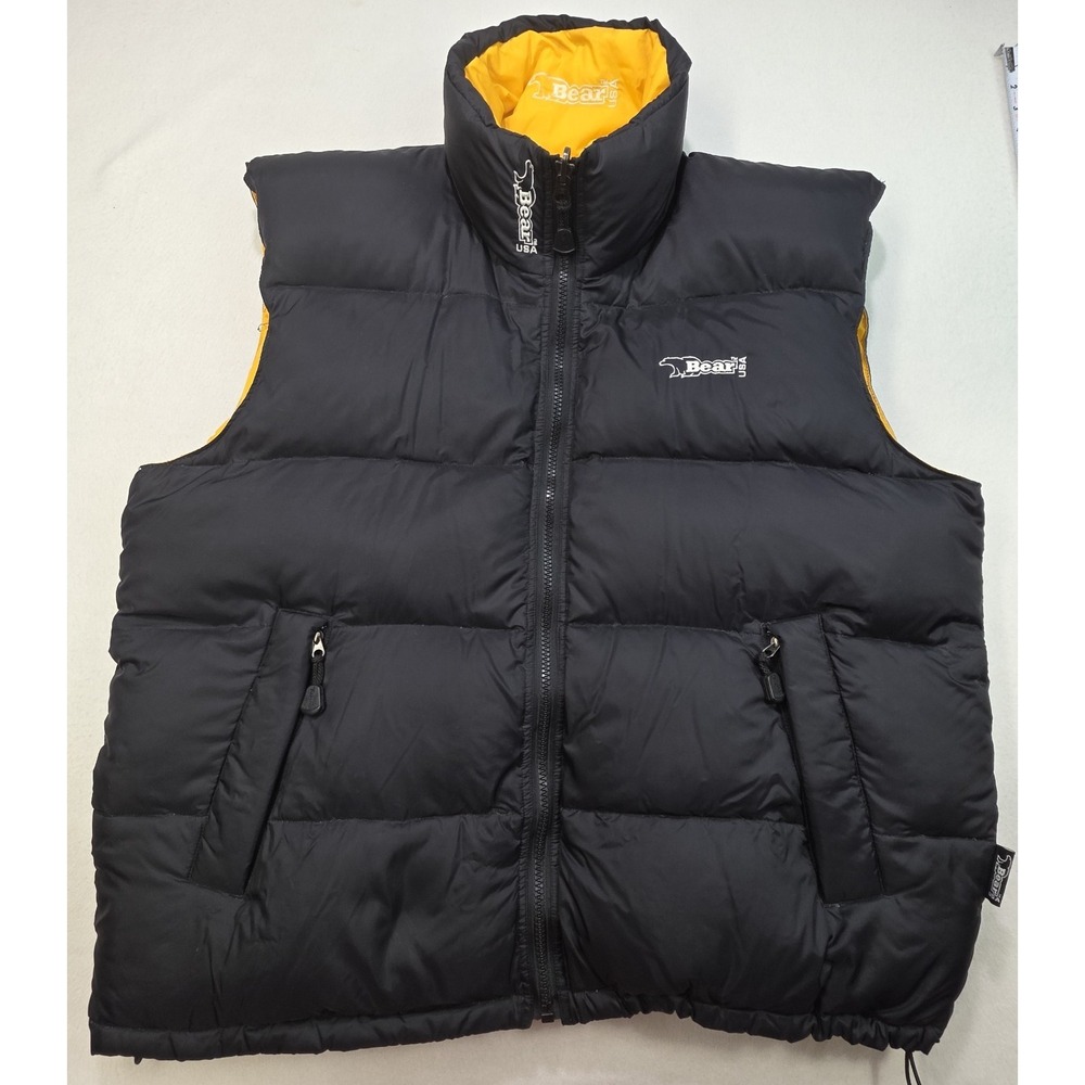 Bear USA Extreme Weather Reversible Duck Down Puffer Vest Jacket Mens 2XL
